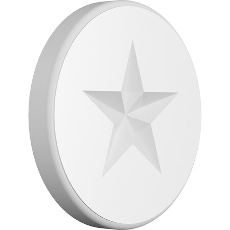 Ekena Millwork Standard Grayson Star Rosette With Rounded Edge, 8"W x 8"H x 1"P ROSP080X080X100GRY08